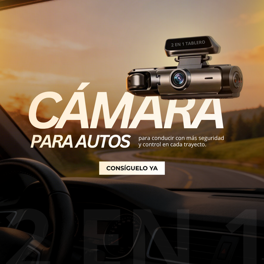 Cámara para Autos 2 en 1 Frontal y Tablero 1080p 😲PRODUCTO EN TENDENCIA - 50% DE DESCUENTO😲